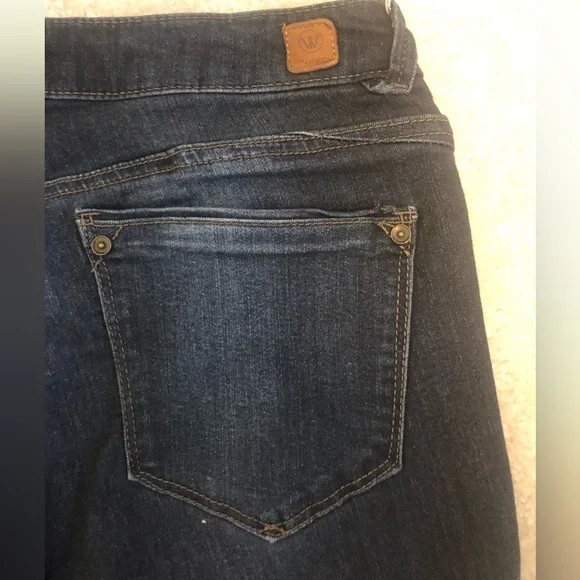 Wit & Wisdom Dark Wash Ankle Jeans Jegging Stretch Womens 8 - Picture 7 of 9